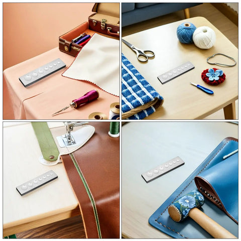Top Notch 2-Piece Rivet Setting Tool With Durable Stainless Steel Base For Serious Crafters! This Cool 7-In-1 Multi Function Riveter Kit Makes Secure Fastening And Precision Alignment Super Easy On Metal, Leather, Or DIY Projects Without Breaking The on leather and fabric