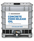 Heavy Hitter Concrete Form Release Agent And No Mess Form Oil For Top Shelf Finishes in a 275 gallon tote container.