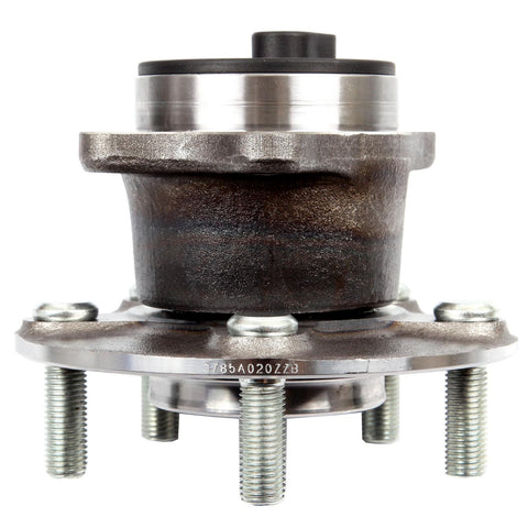 Front view of Front Wheel Hub And Bearing Assembly With ABS For Mitsubishi Lancer 2008 To 2015 with 5 lug design