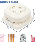4 In 1 Multi Shape Paper Punch With Oval Fish Eye Dovetail And Beveled Corners Ultimate Diy Craft Cutter dimensions 3.7 in by 2 in for scrapbooking.