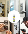 60ml Graphite Lock Lubricant Two Pack For Door Locks Keys Windows And Cars used in home, office, and automotive locks.