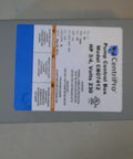 CentriPro Three Quarter HP 230 Volt Submersible Water Well Pump Control Box CB07412 labeled enclosure on neutral background.