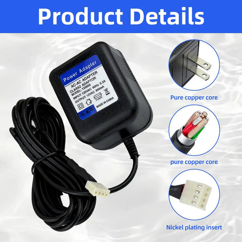 12V AC Power Adapter Replacement Transformer For Clack Water Softener Systems V3108 And V3186, Plug And Play Ready, image details