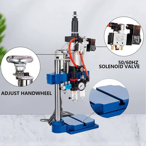 Heavy Duty 200kg Pneumatic Punch Press Machine Smooth Microcomputer Control System High Precision Bending Riveting And Double Button Metal Forming Built Tough For Your Daily Shop Grind