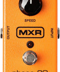 Classic Analog Phase Shifter Pedal With Warm Rich Tone, Orange Finish, 9V Battery Powered, Model M101, top view