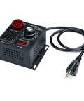 High Performance Variable Speed Controller For DIY Enthusiasts, SCR Voltage Regulator For Routers, Fans And Electric Motors, Black