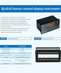 Hardworking Workhorse Load Cell Sensor With Indicator Display For Compression Force And Weight Measurement Industrial Grade Pressure Scale Sensor With Dual Relay Outputs And Peak Recording 0 To 2T Capacity Heavy Duty Bellows Design, black display unit