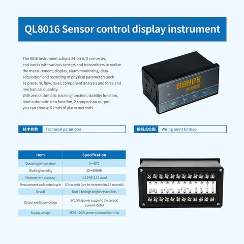 Hardworking Workhorse Load Cell Sensor With Indicator Display For Compression Force And Weight Measurement Industrial Grade Pressure Scale Sensor With Dual Relay Outputs And Peak Recording 0 To 2T Capacity Heavy Duty Bellows Design, black display unit