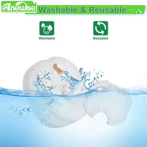 Four Pack Replacement Filters Kit For Shark Rocket Ultra Light Vacuum Cleaners All In One Foam Felt And Post Filters Included For HV301 HV302 washable reusable filters