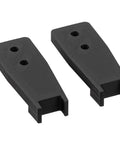 Replacement Pattern Follower Tips For Half Inch Band Saw Template Guide, black rubber tips with holes for mounting, durable and precise.