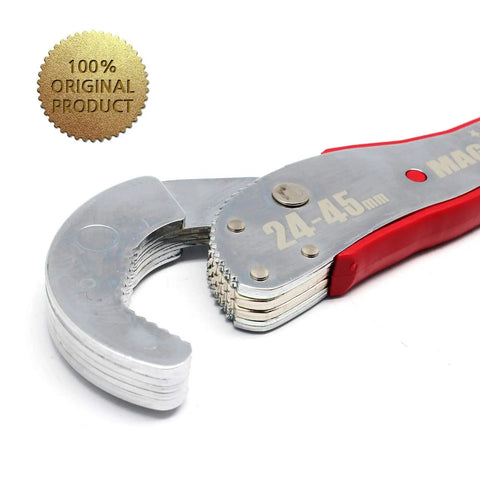 Multi Function Auto Adjusting Ratcheting Wrench With Double Heads And Reversible Gear Crescent Style Nut Gear Wrench Set close-up