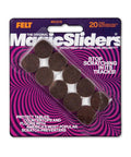 Self Sticky Furniture Glides For Carpet And Hardwood Floors, Heavy Duty Slide Pads, pack of 20 circular felt pads for smooth moving.