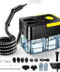 Huitine Portable Steam Cleaner With 1.9 Qt Tank delivers powerful steam with accessories for deep cleaning kitchen and bathroom surfaces.