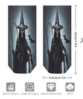 Socks with Halloween design featuring a witch and bat illustration, size 9.5x20cm, breathable and comfortable material, 5 pairs