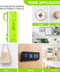 Picture Hanging Kit With Built In Level showcasing wide application for clock, hat, bag, signage, and art decor mounts.