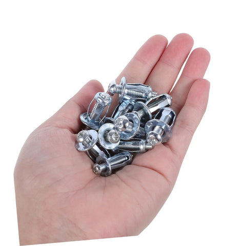 Heavy Duty Petal Expansion Bolts Nuts Kit 35Pcs M4 M5 M6 for Hollow Wall Anchors, hand holding metal anchors