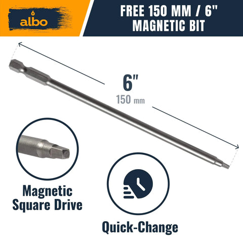 150 mm bit for Pocket Hole Screws Set For Woodworking Beefy DIY Friendly Size Eight One And One Quarter Inch 500 Pc.