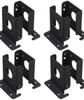 Heavy Duty Adjustable 4x4 Fence Post Anchor Base Brackets Kit For Decks Pergolas Railings Handrails And Mailboxes Floor Flange Mounts 8 Pack