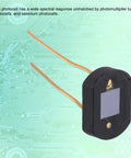 Pro Grade Photoelectric Sensor 2DU3 Visible Light Detector For Photodetection Photoresistor And Photocell Silicon Diode Compatible Near Infrared Readout Optocoupler Alignment Ideal 300Nm To 1000Nm Instrument Use black sensor with two leads