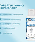 Premium Ultrasonic Cleaner Juice For Bling Glasses And Sensitive Finds Wakes Up Muted Gems in a 50ml bottle for ultrasonic cleaning.