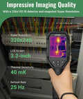 Thermal Imaging Camera With 256x192 IR Resolution And 320x240 Super Resolution For Sharp Thermal Snapshots in use