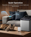 Fast Nugget Ice Maker Countertop With Self Cleaning Pump Delivers 35 Lbs Per Day Of Pebble And Pellet Ice in living room