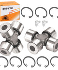 2 Pcs Rear Driveshaft U Joint Set For Outlander Renegade Commander Maverick Quest Traxter 400 450 500 570 650 800 850 1000 ATV U Joint Replacement Kit shown with components