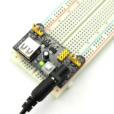 All In One Power Supply Kit For Arduino Raspberry Pi STM32 Uno Mega 2560 With 830 Tie Point MB 102 Breadboard Power Module