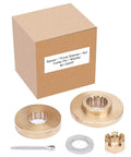 Propeller Installation Hardware Kit For Yamaha Outboard 60-85 Hp With Thrust Washer, Spacer, Washer, Nut, Cotter Pin Included