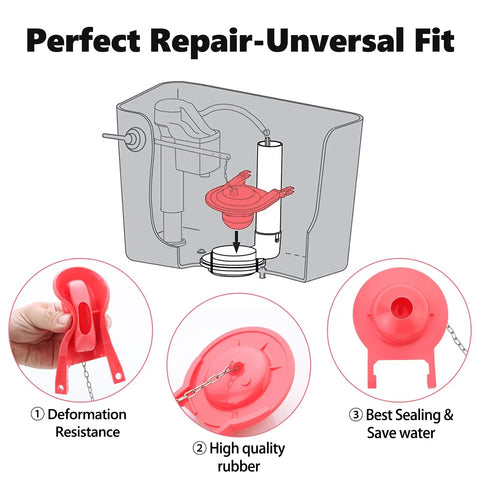 Durable 3 Inch Toilet Flapper Replacement Compatible With TOTO G Max And Thu Models Silicone flush valve installation guide.