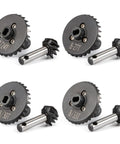 Helical Axle Gear Set With Dope Overdrive And Underdrive Ratios For Axial SCX10 AR44 AR45, 8T to 24T, 8T to 33T gear pairs