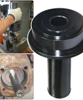 Tough As Nails Heavy Duty Steel Axle Shaft Seal Installer For 1998 To 2004 Ford F250 F350 F450 F550 4X4 in use on axle.