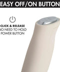 Easy off/on button of the Powerful Handheld Milk Frother For Lattes And Cappuccinos Battery Powered Mini Drink Mixer Perfect For Home Barista Use