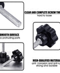 Close-up of umbrella screw knob from Heavy Duty Hammock Hardware Kit Eight Piece Set with anti-corrosion and durable features