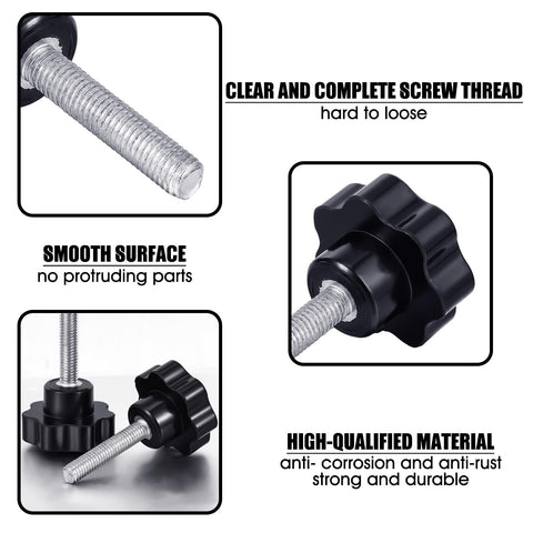 Close-up of umbrella screw knob from Heavy Duty Hammock Hardware Kit Eight Piece Set with anti-corrosion and durable features