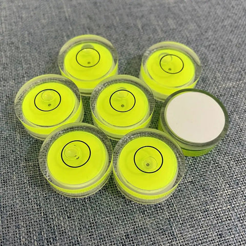 Sweet Setup 5 Pack Mini Circular Bubble Spirit Levels With Heavy Duty Double Sided Adhesive Backing Quick Grip Install For Leveling Workshop Gear Studio Speakers Camera Tripods And Precision Drills Kits