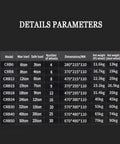Heavy Duty Machinery Skates 4 Piece Set With A Huge 88000 Lb Capacity And 360 Degree Steel Frame specifications table.
