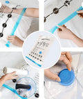 Steps to use Vacuum Storage Bags Large 5 Pack With Hand Pump For Clothes And Linens, Space Saver Compression Up To 80 Percent