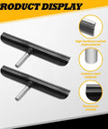 12 Inch Lathe Tool Rest with Five Eighth Inch Stainless Steel Post for Wood Lathe Tool Holder and Turning Accessories display