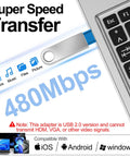 USB C Female To USB A Male Car OTG Adapter For Charging And Data USB 2.0 Type C To USB A Converter speed 480Mbps