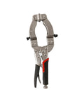 Locking Welding Pipe Pliers Clamp 14 Inch Round Tube Clamp For Welding Metalworking And Woodworking Heavy Duty DIY Projects 1 Pack With Secure Locking Mechanism And Four Pads For Firm Grip For Pros And DIY Folks, black handle