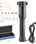 Heavy Duty 1100W Induction Heater Handheld Nut Buster with eight heat coils, power cord, and carry case for rusted bolts.