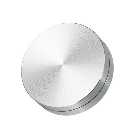 Dope Two Inch Rotating Swivel Stand With Steel Ball Bearings Annular Lazy Susan Turntable For Kitchen Corner Cabinets Pantry Organization Arts And Crafts Display Cakes And Stereos Silver 0.55 Inch, silver aluminum turntable