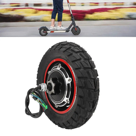 Rear Wheel Hub Motor For Electric Scooters 10 Inch 48V 800W Brushless Drive With High Torque Quick Startups Off Road Ready Long Range Performance Custom Firmware For Efficient Power And Speed