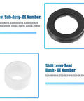 Manual Transmission Shift Lever Bushing Replacement For Toyota 4Runner 1984-2001 And Tacoma 1995-2004 Durable Rubber Drop-In Replacement in black and white