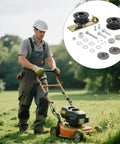 Lawnmower Pulley And Idler Belt Upgrade Kit Delivers A 30 Percent Power Boost For Smoother Cuts Fixing Uneven Grass components image