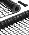 Plastic Garden Fence Netting Roll 4x100ft Reusable Temporary Fencing For Animals And Plants Mesh Barrier With 1.7x1.7in Openings