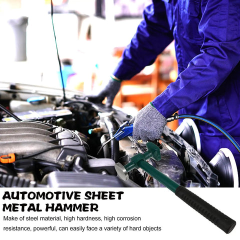 Heavy Duty 12 Inch Planishing Hammer For Auto Body Dings And Sheet Metal Straightening Lets You Smooth Wrinkles On The Fly With An Ergonomic Grip That Makes Knocking Out Stubborn Damage Feel Like A Breeze Every Single Time