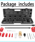 Bonbo DM3MECH Mechanical Hot Tapping Machine Complete Kit For NPT with hole saws, arbor, and accessories in a case.