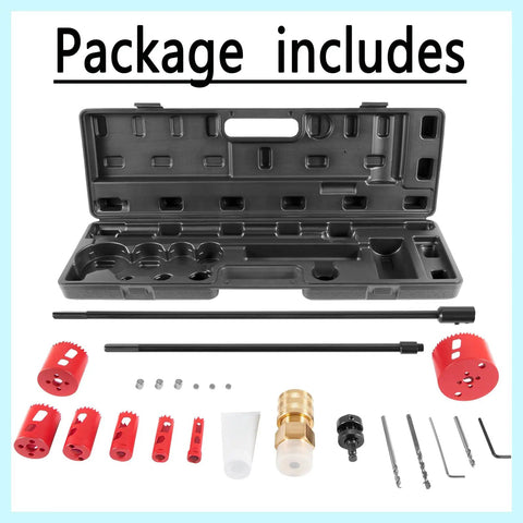 Bonbo DM3MECH Mechanical Hot Tapping Machine Complete Kit For NPT with hole saws, arbor, and accessories in a case.